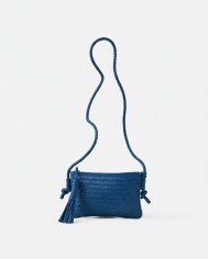 BIBA BORSA IN PELLE A CROCE PERKINS