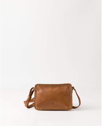 BIBA BORSA IN PELLE CON CROCE ROCKWALL