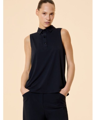 RRD POLO OXFORD SLEEVELESS