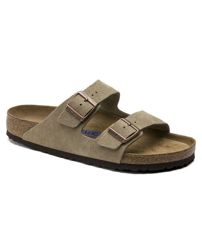 BIRKENSTOCK SANDALI DONNA ARIZONA PLANTARE MORBIDO IN PELLE SCAMOSCIATA