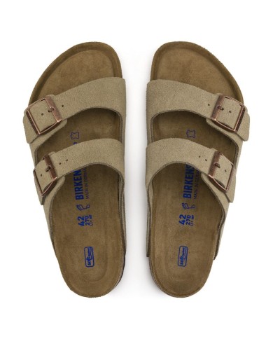 BIRKENSTOCK SANDALI DONNA ARIZONA PLANTARE MORBIDO IN PELLE SCAMOSCIATA