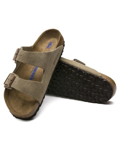 BIRKENSTOCK SANDALI DONNA ARIZONA PLANTARE MORBIDO IN PELLE SCAMOSCIATA