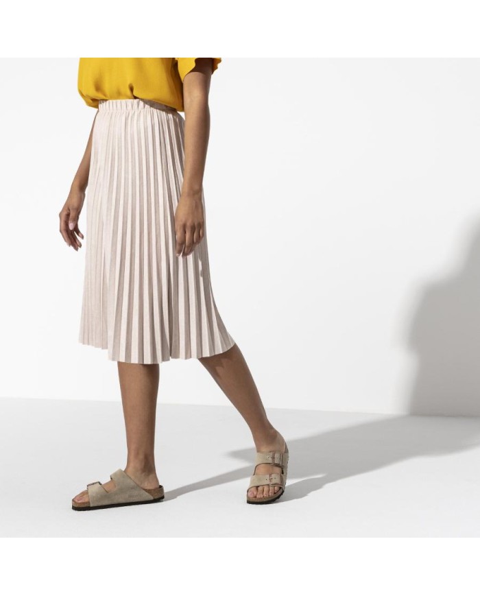 BIRKENSTOCK SANDALI DONNA ARIZONA PLANTARE MORBIDO IN PELLE SCAMOSCIATA