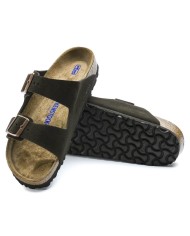 BIRKENSTOCK SANDALI DONNA ARIZONA PLANTARE MORBIDO IN PELLE SCAMOSCIATA