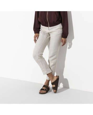 BIRKENSTOCK SANDALI DONNA ARIZONA PLANTARE MORBIDO IN PELLE SCAMOSCIATA