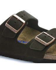BIRKENSTOCK SANDALI DONNA ARIZONA PLANTARE MORBIDO IN PELLE SCAMOSCIATA