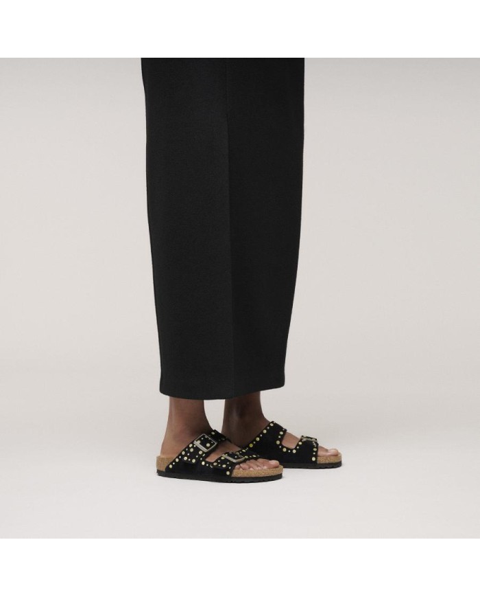 BIRKENSTOCK SANDALI DONNA ARIZONA RIVET IN PELLE SCAMOSCIATA