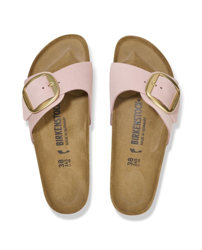 BIRKENSTOCK SANDALI DONNA MADRID BIG BUCKLE IN PELLE NUBUCK