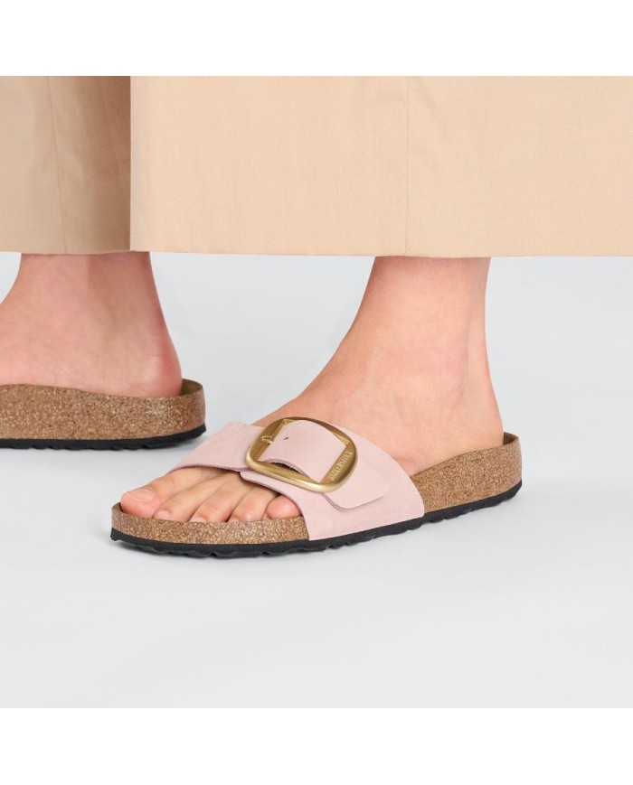 BIRKENSTOCK SANDALI DONNA MADRID BIG BUCKLE IN PELLE NUBUCK