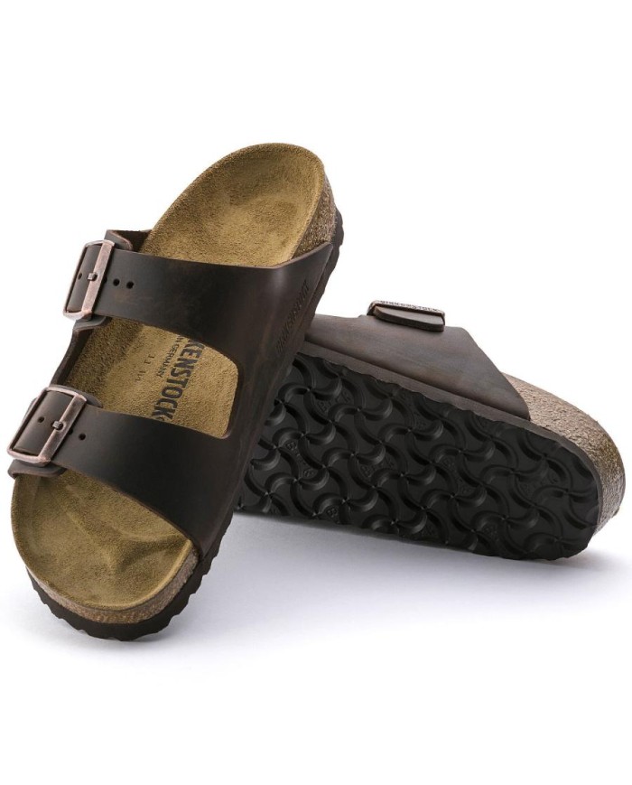 BIRKENSTOCK SANDALI UOMO ARIZONA IN PELLE OLIATA