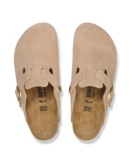 BIRKENSTOCK SANDALI DONNA BOSTON IN PELLE SCAMOSCIATA