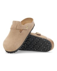 BIRKENSTOCK SANDALI DONNA BOSTON IN PELLE SCAMOSCIATA