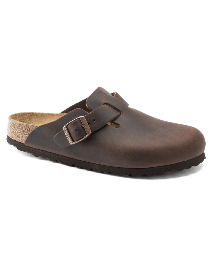 BIRKENSTOCK SANDALI DONNA BOSTON IN PELLE OLIATA