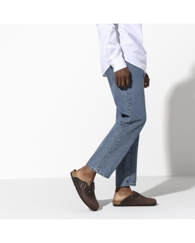 BIRKENSTOCK SANDALI DONNA BOSTON IN PELLE OLIATA