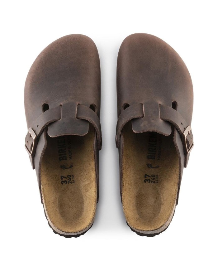 BIRKENSTOCK SANDALI UOMO BOSTON IN PELLE OLIATA