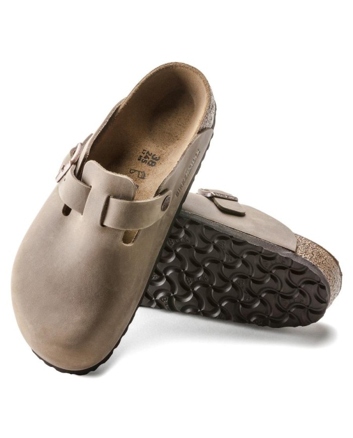BIRKENSTOCK SANDALI UOMO BOSTON IN PELLE OLIATA