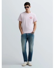 REPLAY MAGLIETTA IN JERSEY CON STAMPA MIAMI