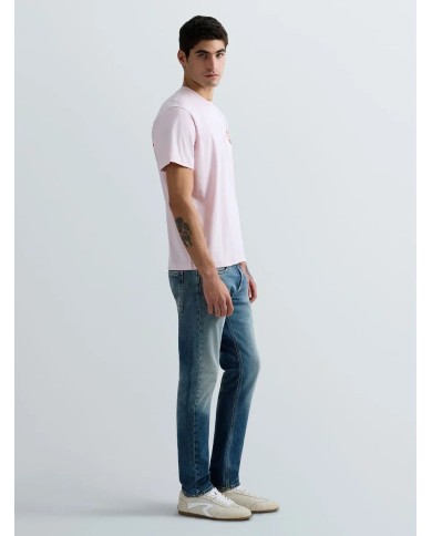 REPLAY MAGLIETTA IN JERSEY CON STAMPA MIAMI