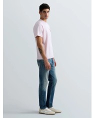 REPLAY MAGLIETTA IN JERSEY CON STAMPA MIAMI