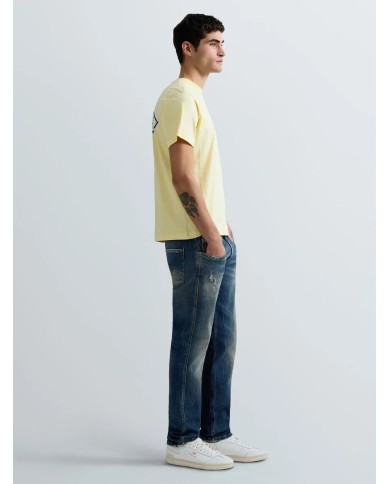 REPLAY MAGLIETTA IN JERSEY CON STAMPA MIAMI