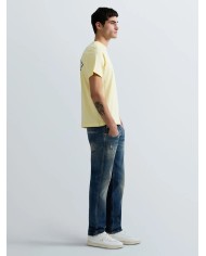 REPLAY MAGLIETTA IN JERSEY CON STAMPA MIAMI