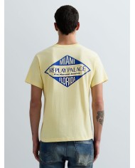 REPLAY MAGLIETTA IN JERSEY CON STAMPA MIAMI