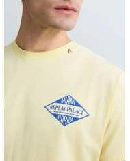 REPLAY MAGLIETTA IN JERSEY CON STAMPA MIAMI