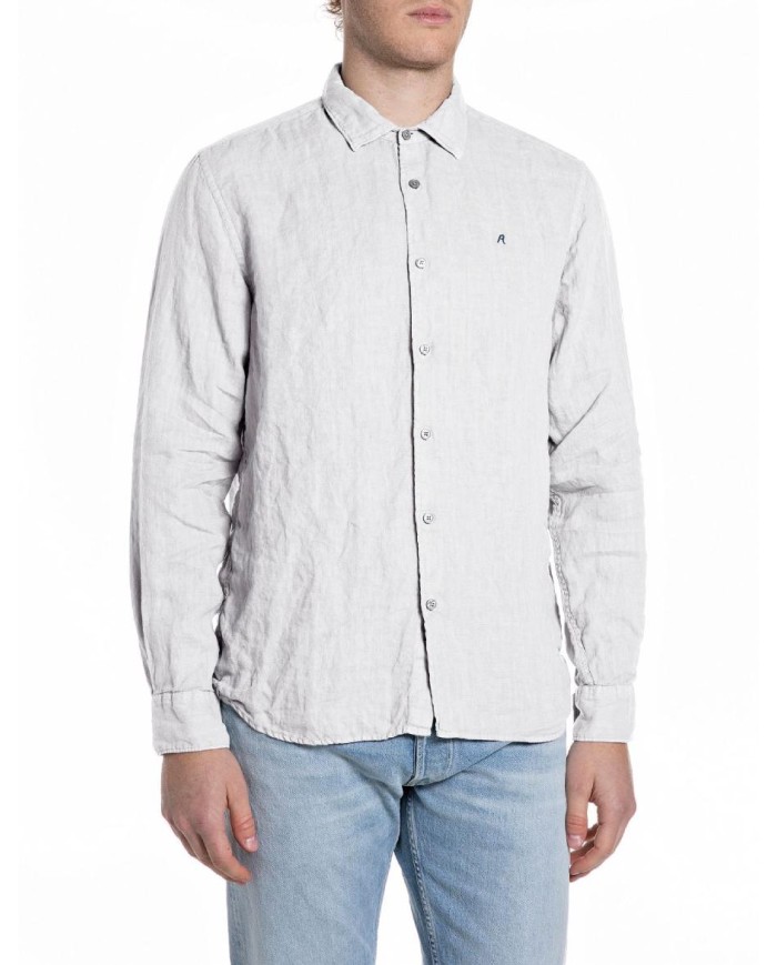 REPLAY CAMICIA DI LINO