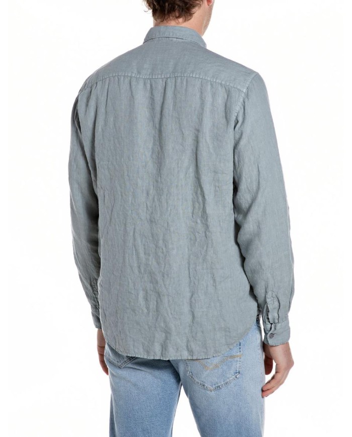 REPLAY CAMICIA DI LINO