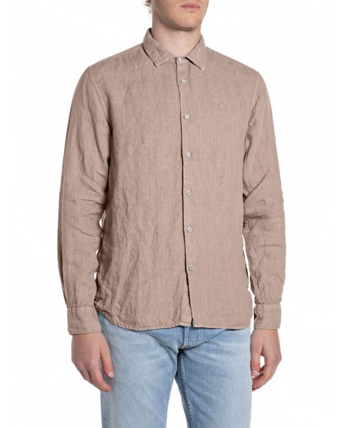 REPLAY CAMICIA DI LINO