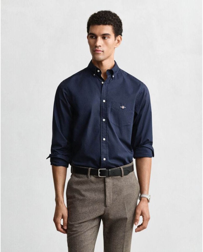 GANT CAMICIA CLASSICA IN POPELINE REGULAR FIT