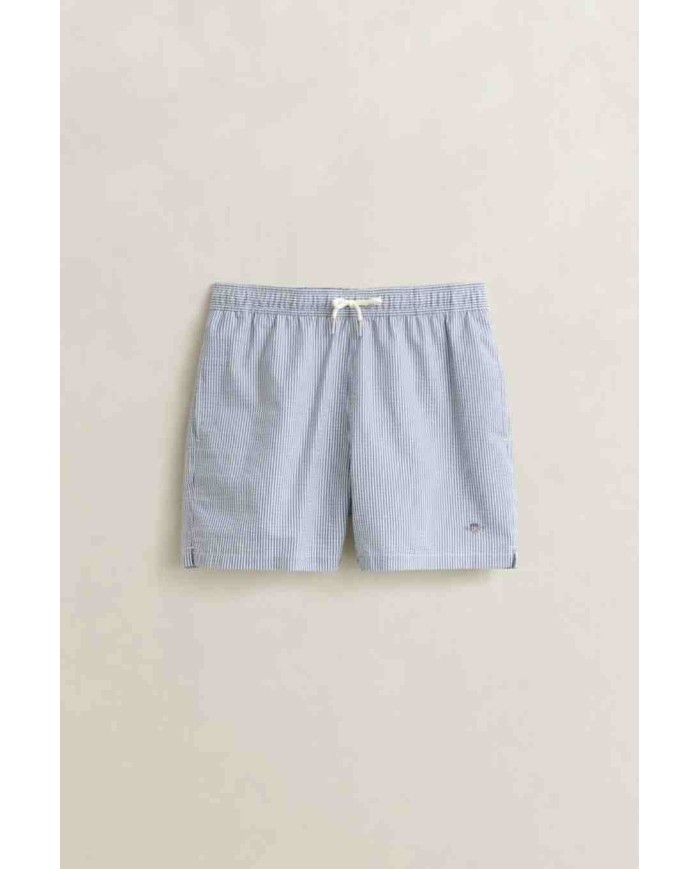 GANT PANTALONCINI DA BAGNO IN SEERSUCKER A RIGHE