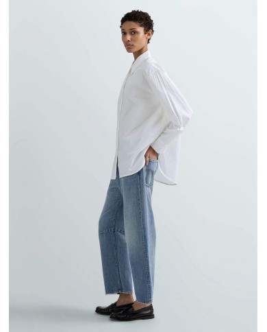 REPLAY CAMICIA COMFORT FIT IN COTONE