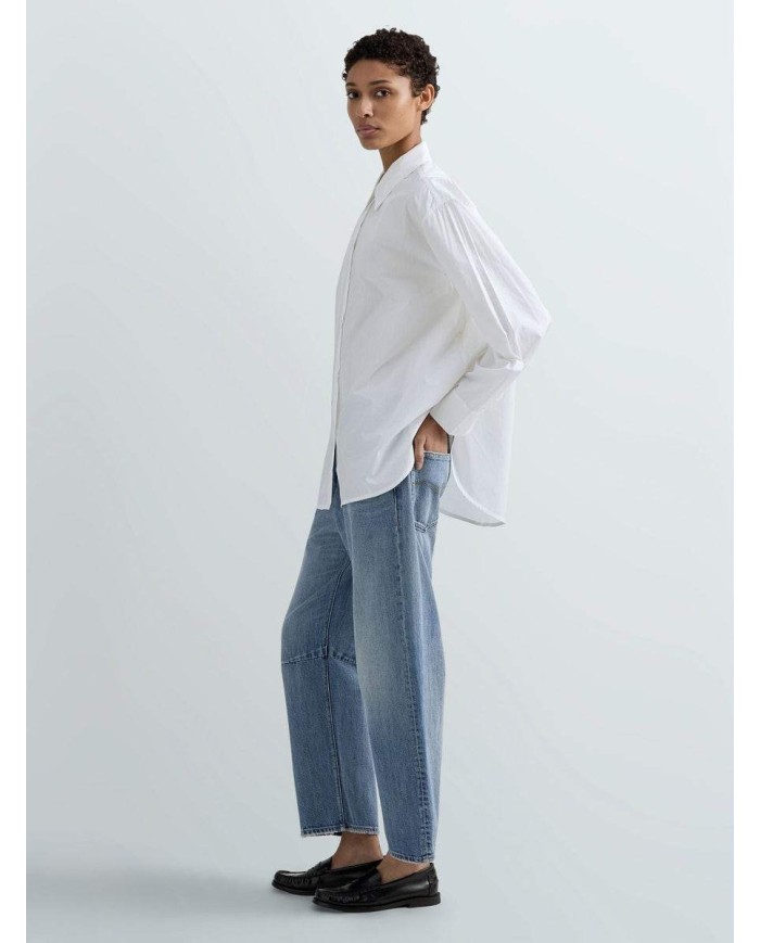 REPLAY CAMICIA COMFORT FIT IN COTONE