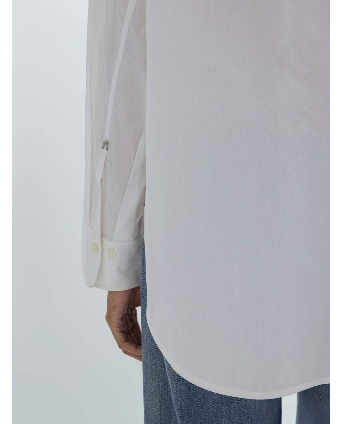 REPLAY CAMICIA COMFORT FIT IN COTONE