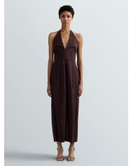 REPLAY VESTITO LUNGO CON SCOLLO A V