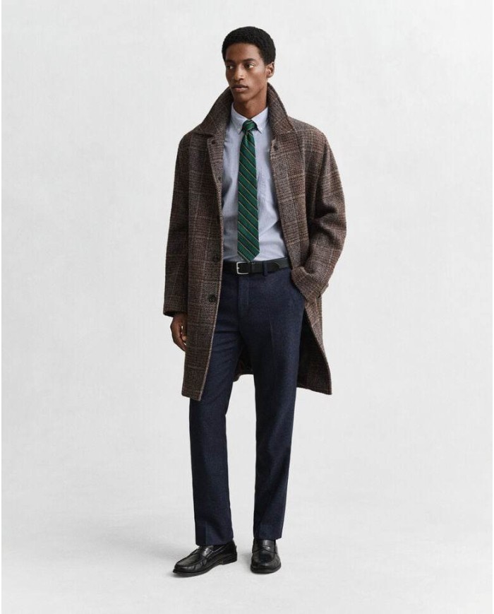 GANT CAMICIA CLASSICA IN POPELINE A RIGHE BANKER REGULAR FIT