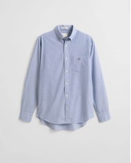 GANT CAMICIA CLASSICA IN POPELINE A RIGHE BANKER REGULAR FIT