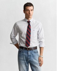 GANT CAMICIA CLASSICA IN POPELINE A RIGHE BANKER REGULAR FIT