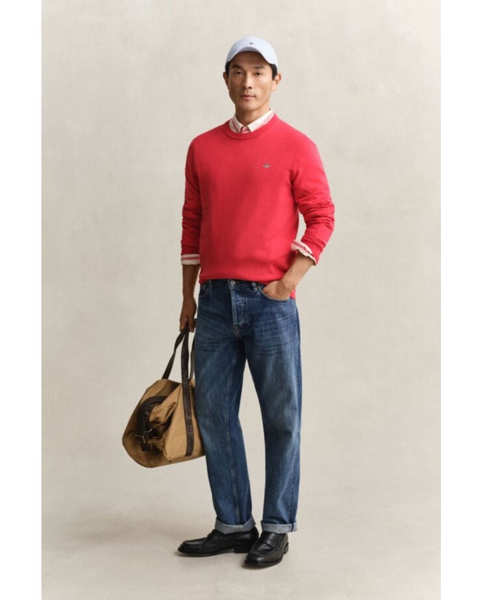 GANT MAGLIA IN GIROCOLLO