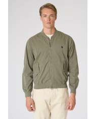 U.S. POLO BOMBER FULL ZIP CON TASCHE