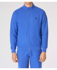 U.S. POLO FELPA A COLLO ALTRO IN COTONE PIQUET