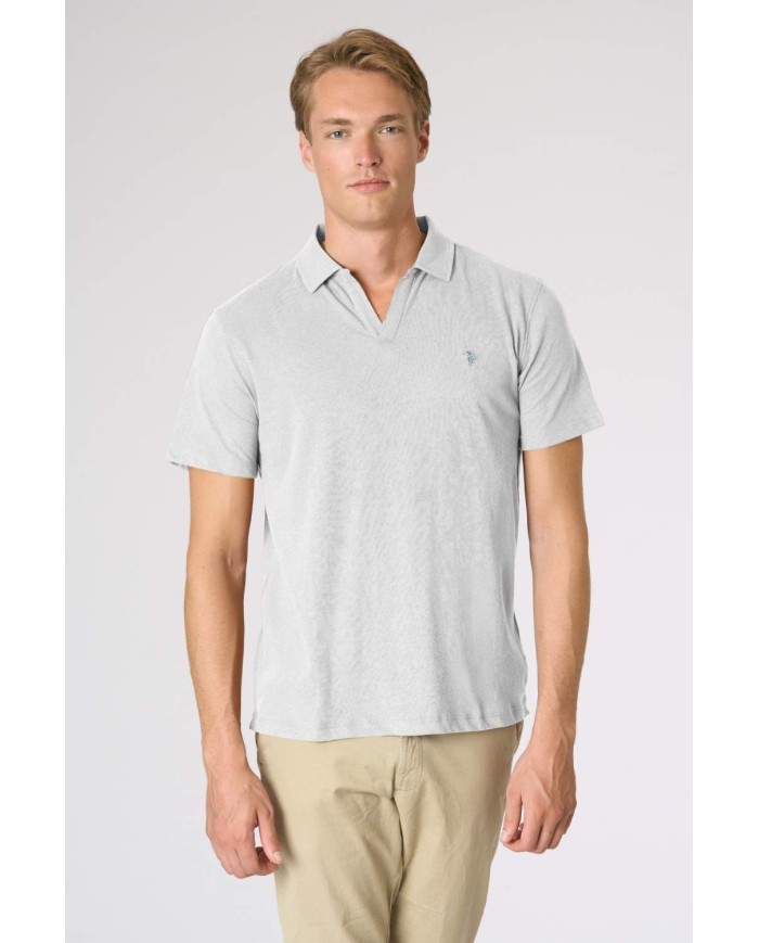 U.S. POLO POLO CON SCOLLO A V