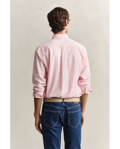 GANT CAMICIA CLASSICA IN POPELINE A RIGHE BANKER REGULAR FIT