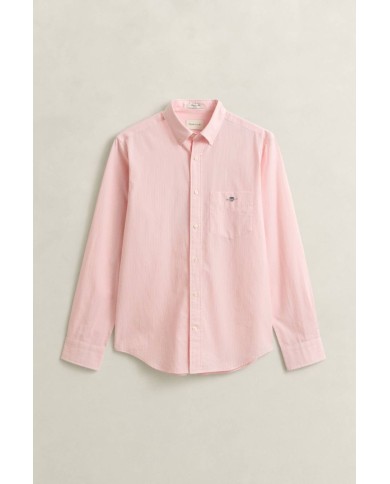 GANT CAMICIA CLASSICA IN POPELINE A RIGHE BANKER REGULAR FIT