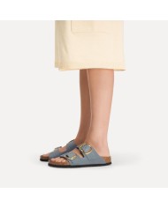 BIRKENSTOCK SANDALI DONNA ARIZONA BIG BUCKLE IN PELLE OLIATA