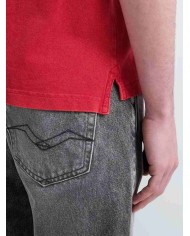 REPLAY POLO IN PIQUET DI COTONE CON RICAMO