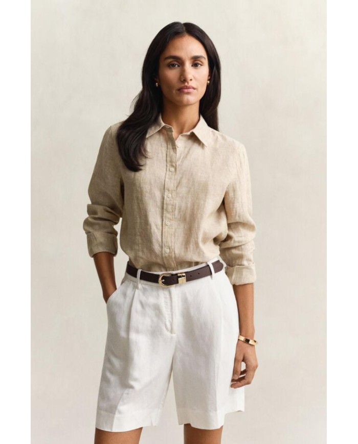 GANT CAMICIA DI LINO REGULAR FIT