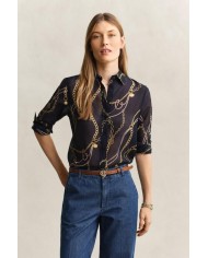 GANT CAMICIA IN COTONE E SETA