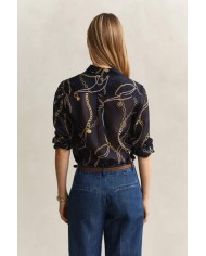 GANT CAMICIA IN COTONE E SETA